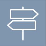 Icon Wegweiser - Zukunftsfähige IT