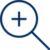 Icon Transparenz / Lupe