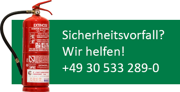 Sicherheitsvorfall? Wir helfen! +49 30 533 289-0