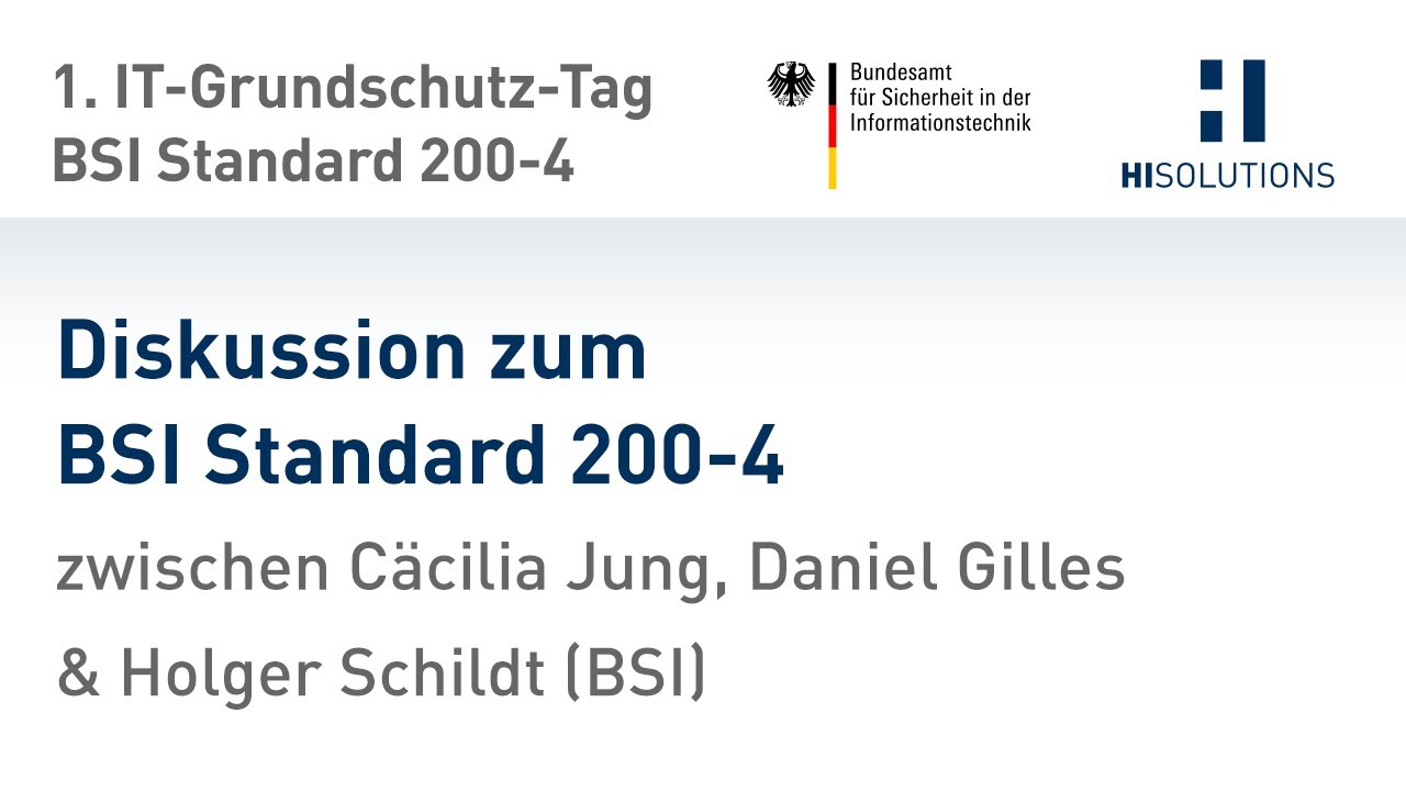Diskussion zum 200-4 zwischen Cäcilia Jung, Daniel Gilles & Holger Schildt (BSI)