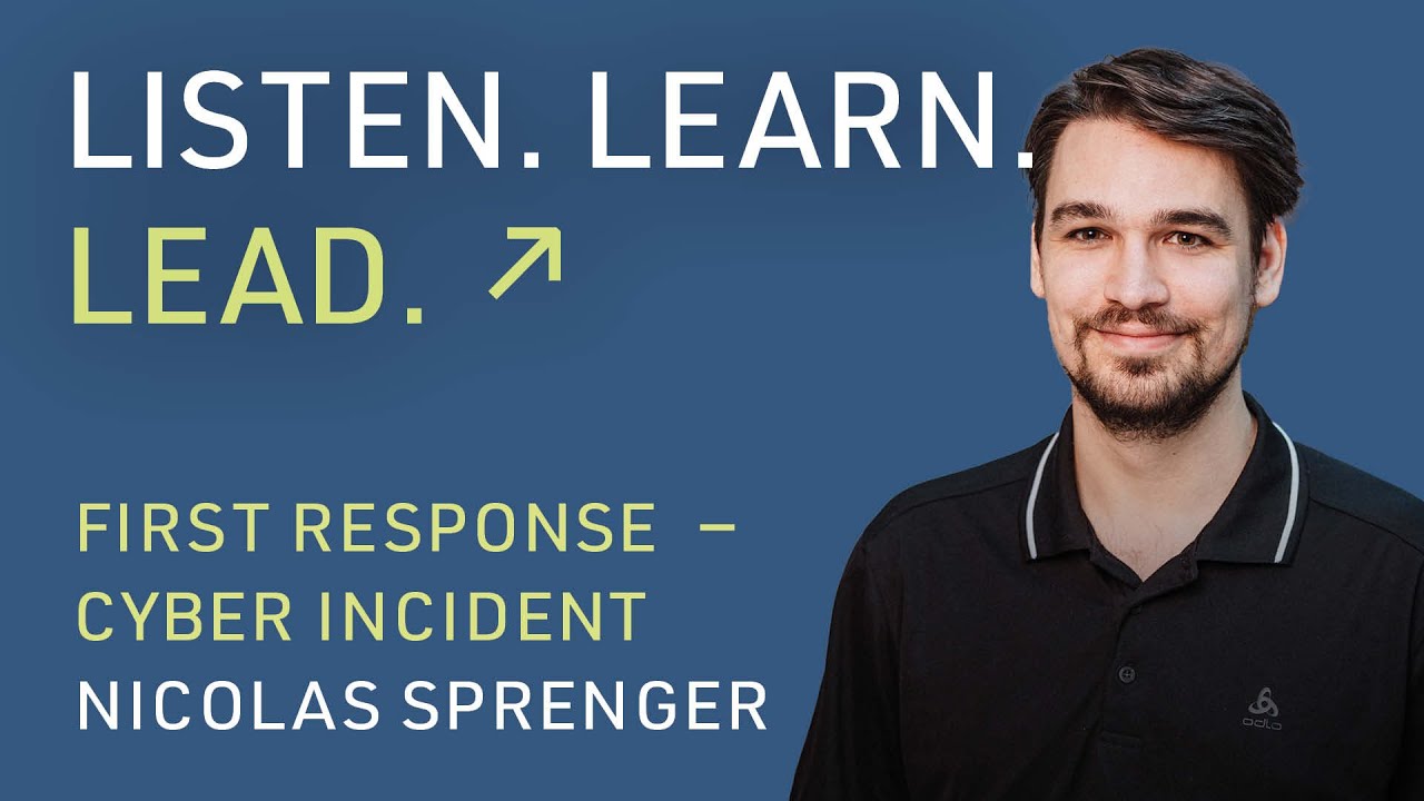 HiSolutions | HiAcademy: First Response  – Cyber Incident mit Nicolas Sprenger